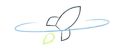 Illustration of a rocket.