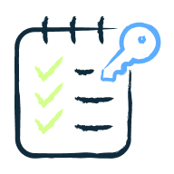 Illustration of a team with an energy symbol in the center.