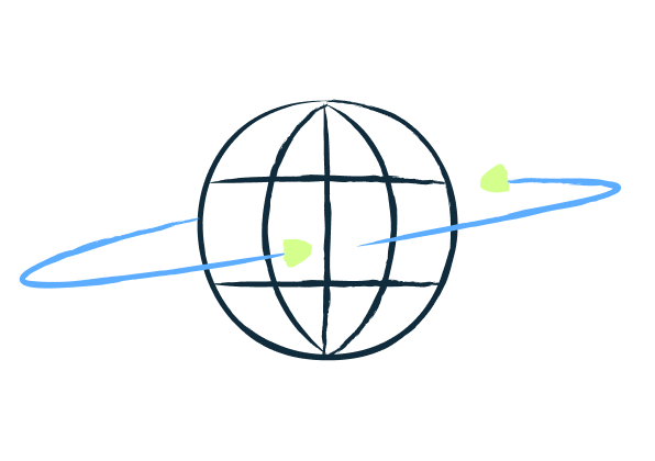 Illustration of a globe.