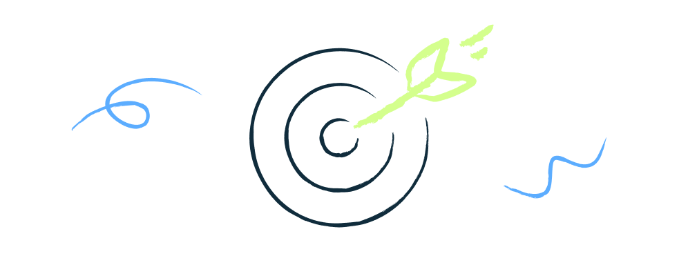 Arrow game illustration.