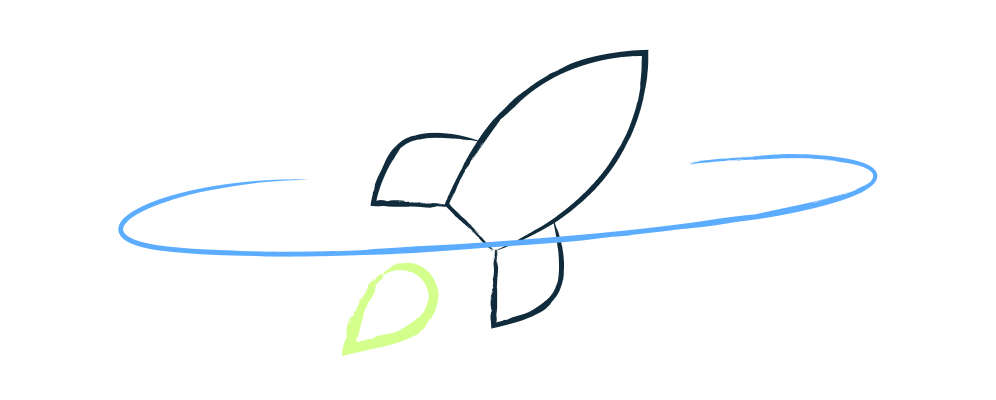 Illustration of a rocket.
